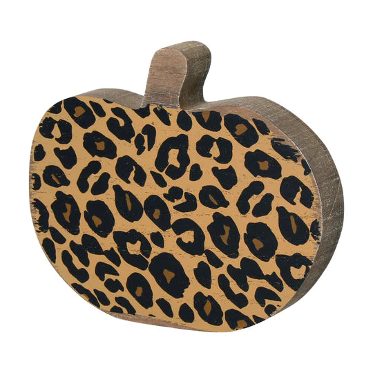 Large Cheetah Pumpkin Cutout