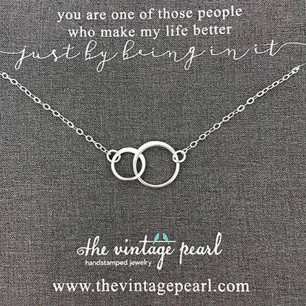 Just By Being In It Sterling Silver Necklace