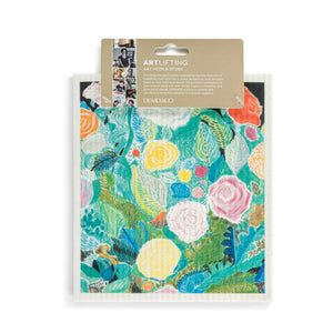 Floral Biodegradable Dish Cloth Set