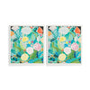Floral Biodegradable Dish Cloth Set