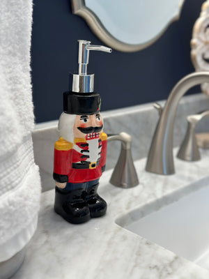 Nutcracker Soap Dispenser