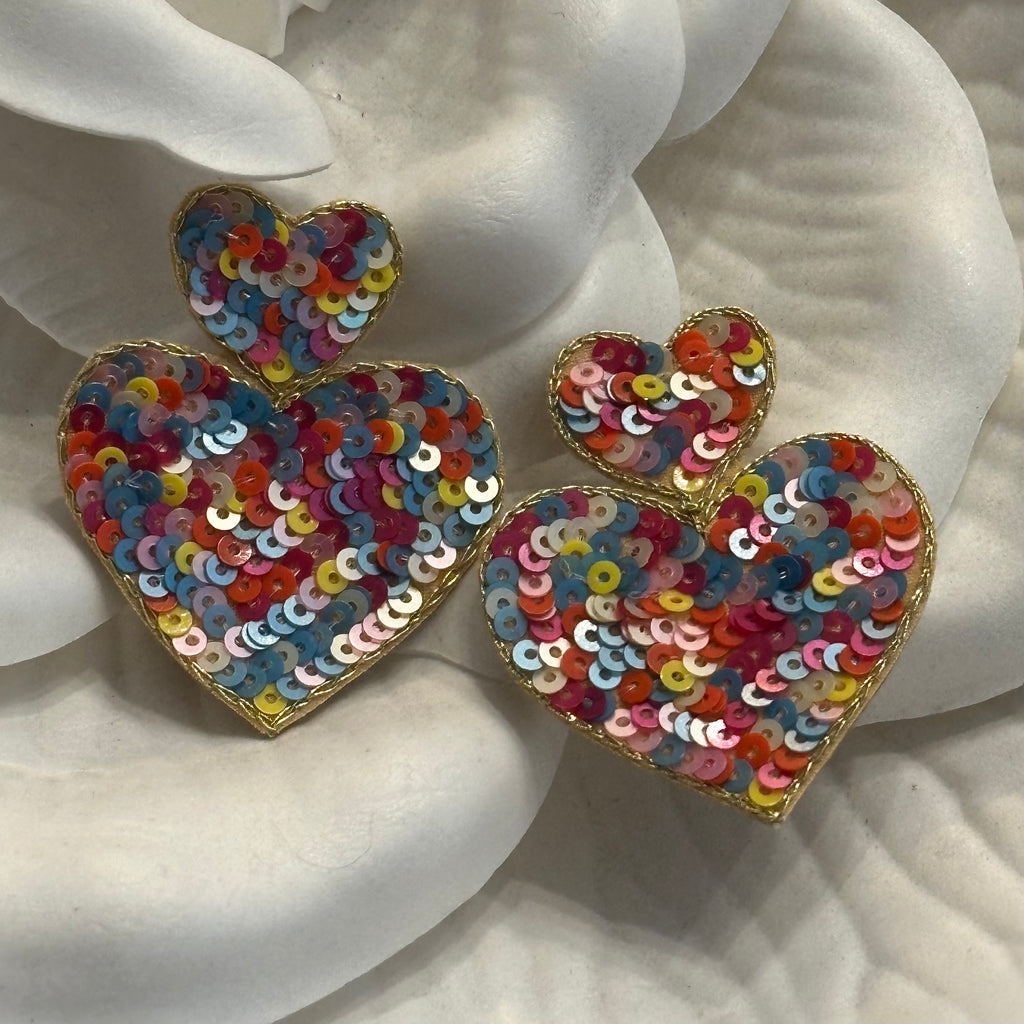 Heart of Many Colors Earrings