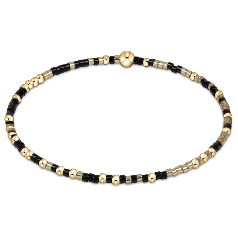 Enewton Gold Luster-Onyx Gameday Hope Unwritten Bracelet