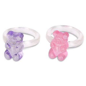 Gummy Bear Rings (Set of 4)
