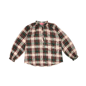 Holiday Simply Southern Plaid Blouse