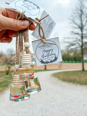 Happy Birthday Scented by Elle Car Diffuser