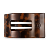 Teleties Tortoise Flat Rectangle Hair Clip