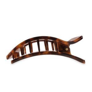 Teleties Tortoise Flat Rectangle Hair Clip