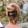 Teleties Tortoise Flat Rectangle Hair Clip