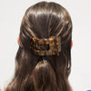 Teleties Tortoise Flat Rectangle Hair Clip