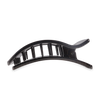 Teleties Jet Black Flat Rectangle Hair Clip