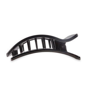 Teleties Jet Black Flat Rectangle Hair Clip
