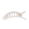 Teleties Coconut White Flat Rectangle Hair Clip