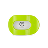 Teleties Summer Brights Flat Round Hair Clip