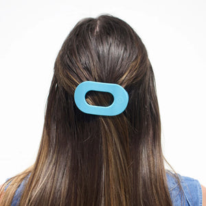 Teleties Summer Sky Flat Round Hair Clip