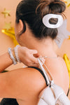 Teleties Disco Daydream Flat Round Hair Clip
