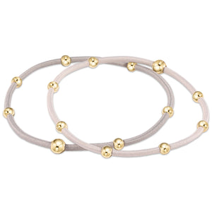 Enewton "e"ssentials Neutral Hair-Tie Bracelet Set