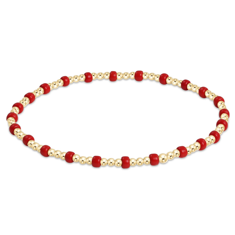 Enewton Bright Red Hope Gold Sincerity Bracelet