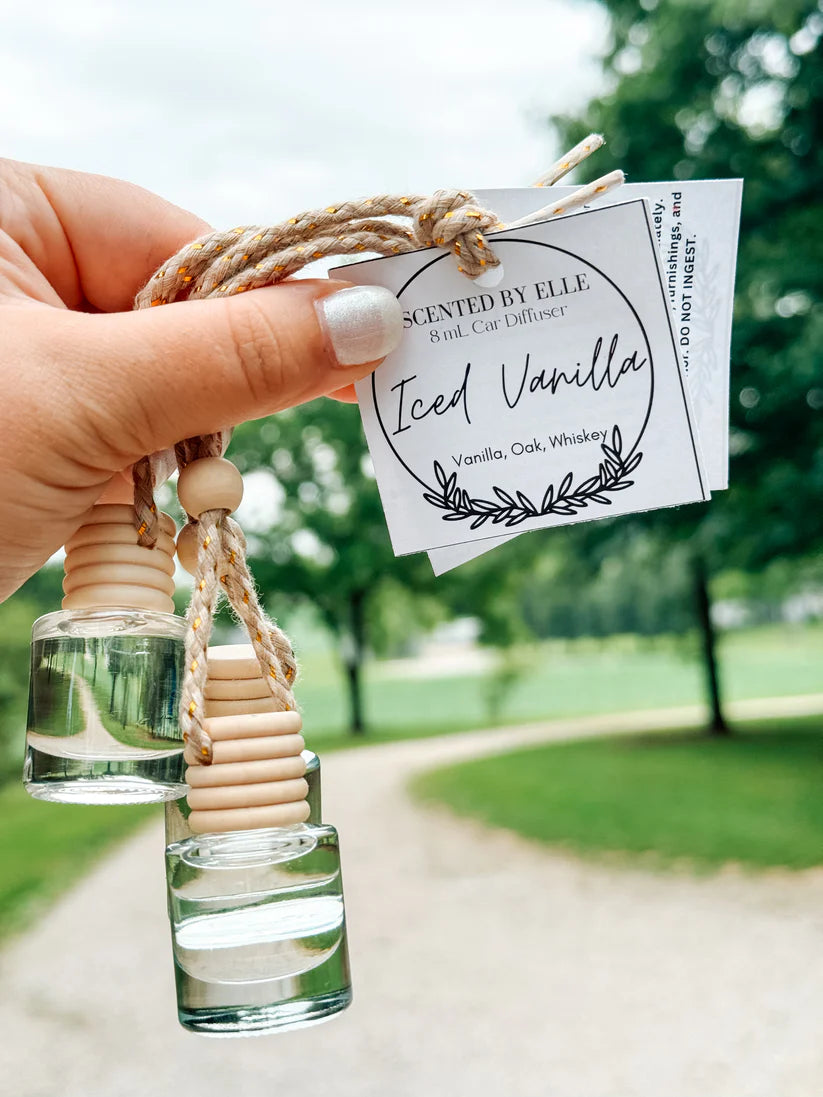 Iced Vanilla Scented by Elle Car Diffuser