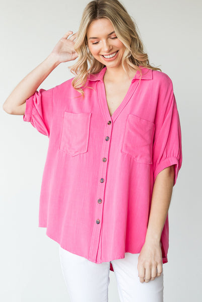 Bright Eyes Button-Up Top – PB&J Archdale