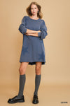 On The Move Umgee Washed Soft Knit Dress