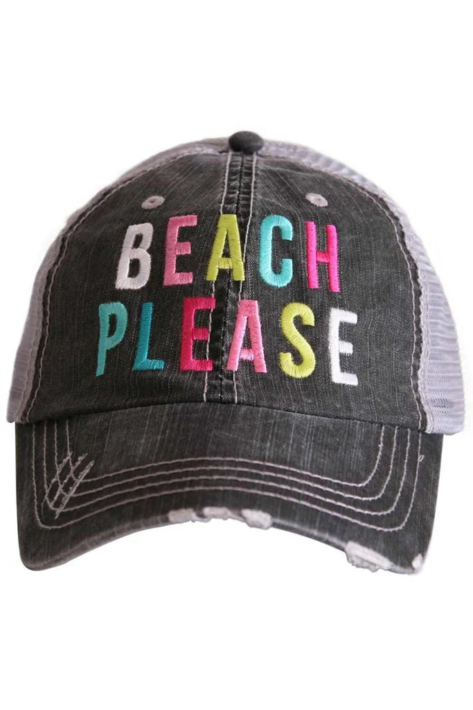 Beach Please Trucker Hat