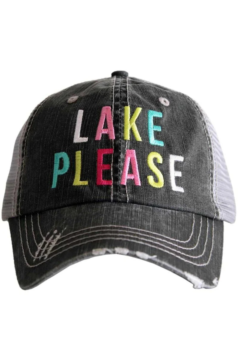 Lake Please Trucker Hat