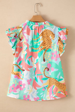 Wildflower Whimsy Ruffle Top