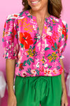 Petal Pop Floral Print Top