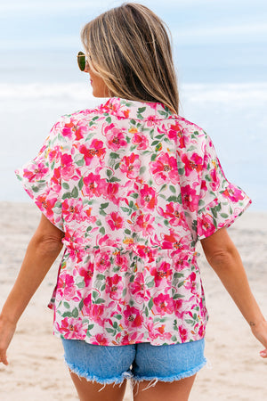 Petal Crush Ruffle Top