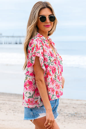 Petal Crush Ruffle Top