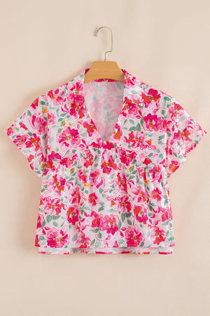 Petal Crush Ruffle Top