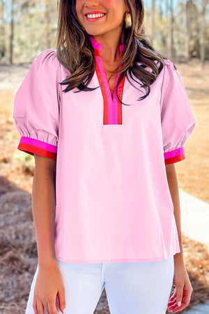 Sweet Line Short Sleeve Top
