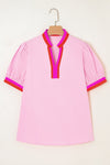Sweet Line Short Sleeve Top