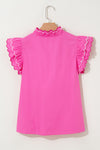 Sugar Pop Scallop Trim Top