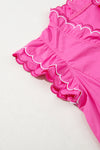 Sugar Pop Scallop Trim Top