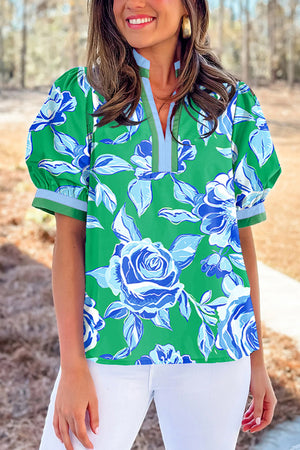 Rosie Remix Floral Print Top