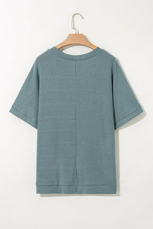 Moonlight Ease Oversized Ribbed Knit Top