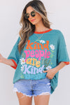 Kind People Are My Kind People Graphic Oversized Tee
