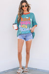 Kind People Are My Kind People Graphic Oversized Tee