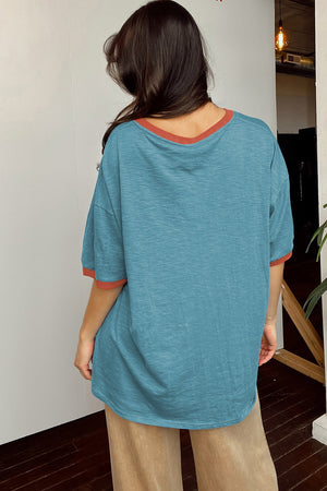 Kind People Are My Kind People Graphic Oversized Tee