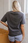 Kindness Butterflies Graphic Mineral Wash Loose Tee