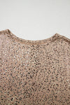 Golden Glimmer Shimmer Leopard Top