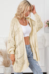 Open Air Hollowed Dolman Sleeve Cardigan