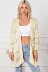 Open Air Hollowed Dolman Sleeve Cardigan