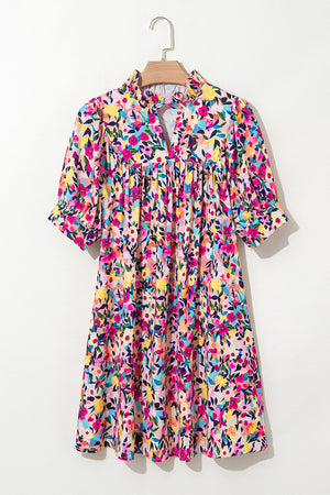Simple Perfection Floral Mini Dress