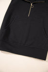 Effortless Comfort Black Textured Shorts Set