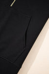 Effortless Comfort Black Textured Shorts Set