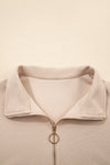 Effortless Comfort Beige Textured Shorts Set
