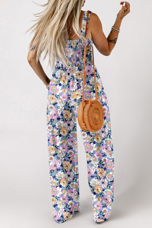 Wildflower Walk Smocked High Waist Jumpsuit